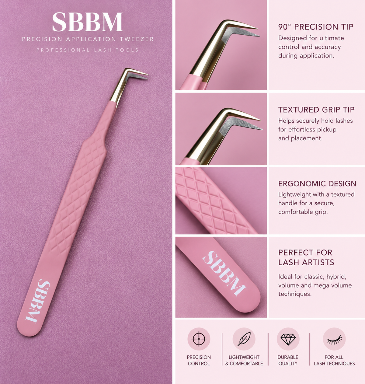 SBBM precision application tweezer