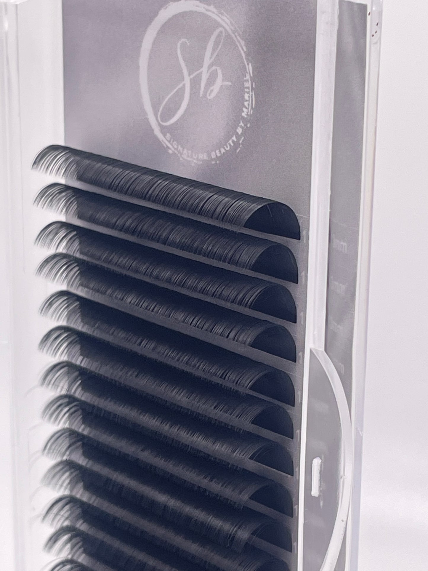 Eyelash Extension Single length Tray 0.03 D-Curl