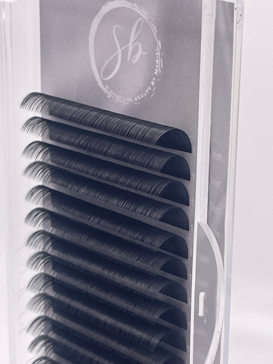 Eyelash Extension Single length Tray 0.03 D-Curl