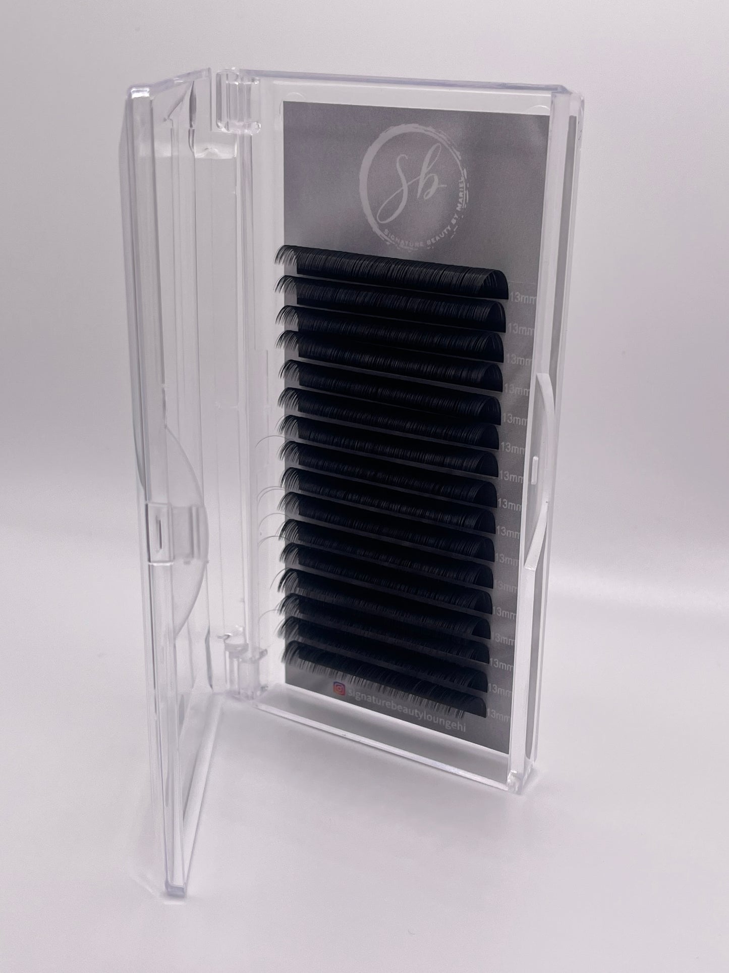 Eyelash Extension Single length Tray 0.03 D-Curl