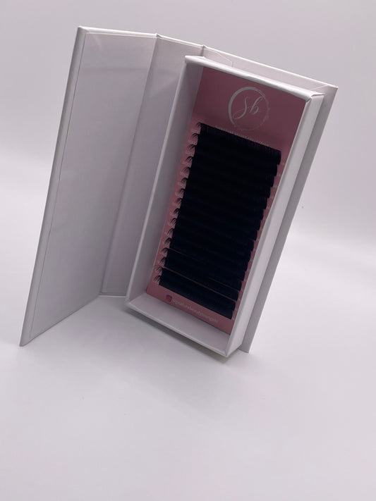 Signature Velvet Eyelash Extension Single length Tray 0.03