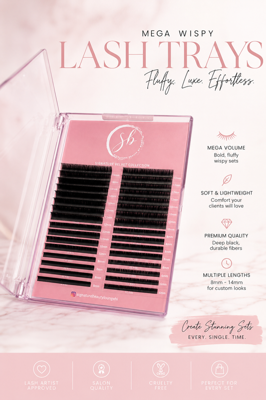 Mega wispy velvet lash tray