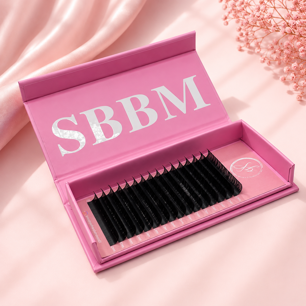 Signature Velvet Eyelash Extension Single length Tray 0.03