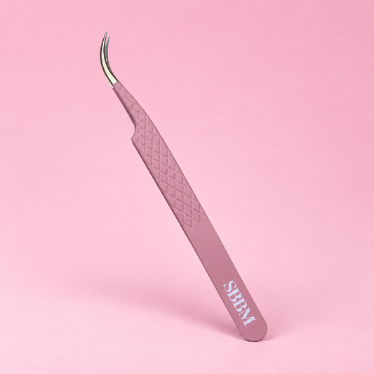 SBBM Curved isolation tweezer